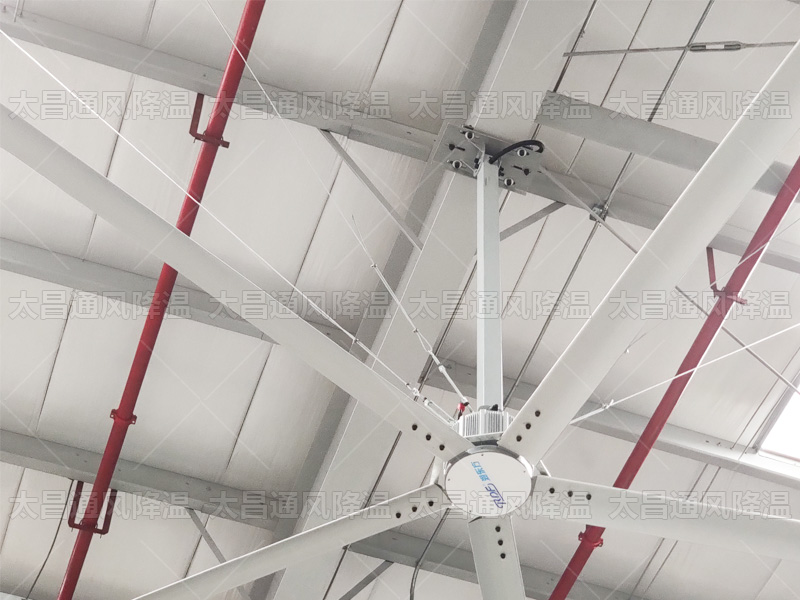  大吊扇引領(lǐng)鋼結(jié)構(gòu)廠房降溫新紀(jì)元：高效、環(huán)保與人文關(guān)懷并重